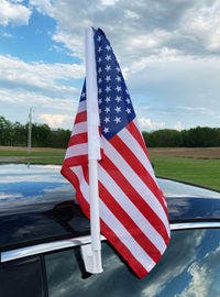 Monarch Patio | Clip On American Car Window Flag