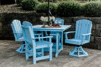 Wildridge | 44" Table Set with 2 Chairs & 2 Swivel Chairs