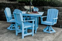 Wildridge | 44" Table Set with 2 Chairs & 2 Swivel Chairs