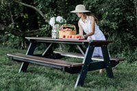 Wildridge | Heritage Picnic Table with Attached Benches
